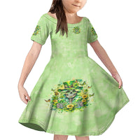 Thunder Skull Family Matching Mermaid Dress and Hawaiian Shirt I'm Not Anti Social I'm Just Not User Friendly - Wonder Print Shop