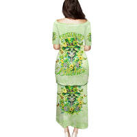 Thunder Skull Family Matching Puletasi and Hawaiian Shirt I'm Not Anti Social I'm Just Not User Friendly - Wonder Print Shop