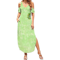 Thunder Skull Family Matching Summer Maxi Dress and Hawaiian Shirt I'm Not Anti Social I'm Just Not User Friendly - Wonder Print Shop