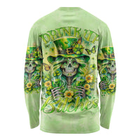Thunder Skull Long Sleeve Shirt I'm Not Anti Social I'm Just Not User Friendly - Wonder Print Shop
