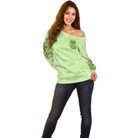 Thunder Skull Off Shoulder Sweater I'm Not Anti Social I'm Just Not User Friendly - Wonder Print Shop