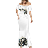 Black Skull Mermaid Dress Hello Darkness My Old Friend - Wonder Print Shop