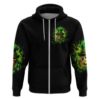 Irish Skull Hoodie The Devil Whispered To Me I'm Coming For You I Whisper Back Bring Beer - Wonder Print Shop