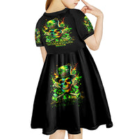 Irish Skull Kid Short Sleeve Dress Let The Shenanigans Begin - Wonder Print Shop