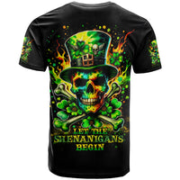 Irish Skull T Shirt Let The Shenanigans Begin - Wonder Print Shop