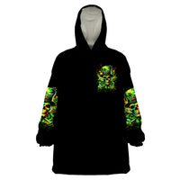 Irish Skull Wearable Blanket Hoodie Let The Shenanigans Begin - Wonder Print Shop