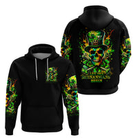 Irish Skull Zip Hoodie Let The Shenanigans Begin - Wonder Print Shop