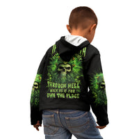 Viking Skull Kid Hoodie If Your Path Demnads You Walk Through Hell Walk As If You Own The Place - Wonder Print Shop