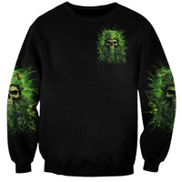 Viking Skull Sweatshirt If Your Path Demnads You Walk Through Hell Walk As If You Own The Place - Wonder Print Shop