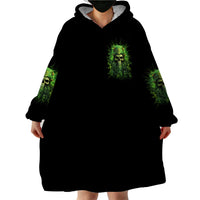 Viking Skull Wearable Blanket Hoodie If Your Path Demnads You Walk Through Hell Walk As If You Own The Place - Wonder Print Shop