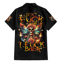 Fairy Skull Family Matching Mermaid Dress and Hawaiian Shirt Don't Fuck With Me I Fuck Back - Wonder Print Shop