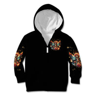 Fairy Skull Kid Hoodie Don't Fuck With Me I Fuck Back - Wonder Print Shop
