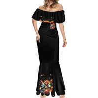 Fairy Skull Mermaid Dress Don't Fuck With Me I Fuck Back - Wonder Print Shop