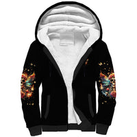 Fairy Skull Sherpa Hoodie Don't Fuck With Me I Fuck Back - Wonder Print Shop