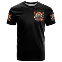 Fairy Skull T Shirt Don't Fuck With Me I Fuck Back - Wonder Print Shop