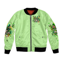Irish Skull Bomber Jacket Let The Shenanigans Begin - Wonder Print Shop