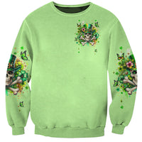 Irish Skull Sweatshirt Let The Shenanigans Begin - Wonder Print Shop
