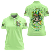 Irish Skull Women Polo Shirt Let The Shenanigans Begin - Wonder Print Shop