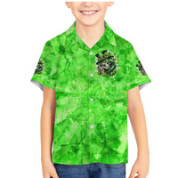 Irish Skull Family Matching Mermaid Dress and Hawaiian Shirt Shamrock And Roll - Wonder Print Shop