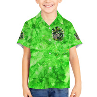 Irish Skull Kid Hawaiian Shirt Shamrock And Roll - Wonder Print Shop