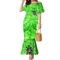 Irish Skull Mermaid Dress Shamrock And Roll - Wonder Print Shop