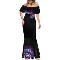 Rose Skull Mermaid Dress The Good Girl In Me Got Tired Of The Bullshit So The Bitch In Me Came Out To Play - Wonder Print Shop