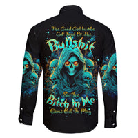 Witch Skull Family Matching Mermaid Dress and Hawaiian Shirt The Good Girl In Me Got Tired Of The Bullshit So The Bitch In Me Came Out To Play - Wonder Print Shop