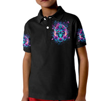 Rose Skull Kid Polo Shirt She Whispered Back Iam The Storm - Wonder Print Shop