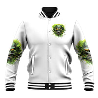 Flame Skull Baseball Jacket One Day Im Gonna Just Say Fuck It All - Wonder Print Shop