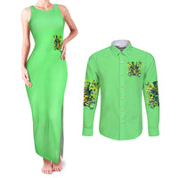 Irish Skull Couples Matching Tank Maxi Dress and Long Sleeve Button Shirt I'm Not Anti Social I'm Just Not User Friendly - Wonder Print Shop