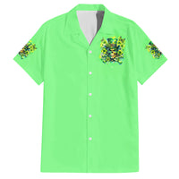 Irish Skull Family Matching Off Shoulder Short Dress and Hawaiian Shirt I'm Not Anti Social I'm Just Not User Friendly - Wonder Print Shop