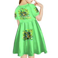 Irish Skull Kid Short Sleeve Dress I'm Not Anti Social I'm Just Not User Friendly - Wonder Print Shop