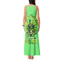 Irish Skull Tank Maxi Dress I'm Not Anti Social I'm Just Not User Friendly - Wonder Print Shop