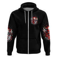 Devil Skull Hoodie In Every Angel A Demon Hides And In Every Demon An Angel Strides - Wonder Print Shop