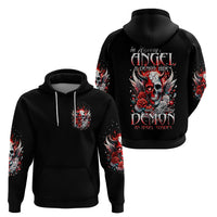 Devil Skull Zip Hoodie In Every Angel A Demon Hides And In Every Demon An Angel Strides - Wonder Print Shop