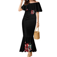 Devil Skull Mermaid Dress Little Bit Of Devil In These Angel eyes - Wonder Print Shop