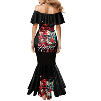Devil Skull Mermaid Dress Little Bit Of Devil In These Angel eyes - Wonder Print Shop
