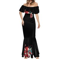 Devil Skull Mermaid Dress Little Bit Of Devil In These Angel eyes - Wonder Print Shop