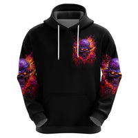 Flame Skull Hoodie Judge Me When You Reperfect Otherwise Shut Up - Wonder Print Shop