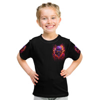 Flame Skull Kid T Shirt Judge Me When You Reperfect Otherwise Shut Up - Wonder Print Shop