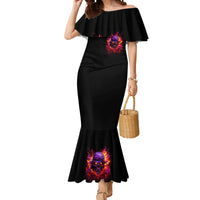 Flame Skull Mermaid Dress Judge Me When You Reperfect Otherwise Shut Up - Wonder Print Shop