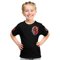 Devil Skull Kid T Shirt Stuck Between IDK IDC and IDGAF - Wonder Print Shop