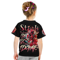 Devil Skull Kid T Shirt Stuck Between IDK IDC and IDGAF - Wonder Print Shop