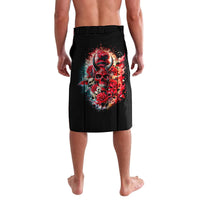 Devil Skull Lavalava Stuck Between IDK IDC and IDGAF - Wonder Print Shop