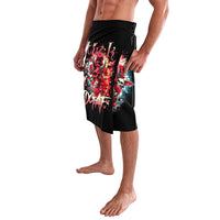 Devil Skull Lavalava Stuck Between IDK IDC and IDGAF - Wonder Print Shop