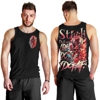 Devil Skull Men Tank Top Stuck Between IDK IDC and IDGAF - Wonder Print Shop