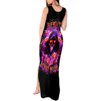Rose Skull Tank Maxi Dress Beasuty In Beast Mode - Wonder Print Shop