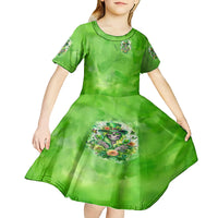 Irish Skull Kid Short Sleeve Dress Irish Today - Wonder Print Shop