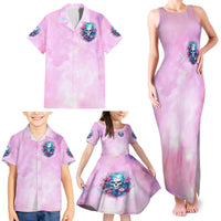 Rose Skull Family Matching Tank Maxi Dress and Hawaiian Shirt Bullshit So The Bitch In Me Come Out To Play - Wonder Print Shop