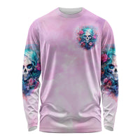 Rose Skull Long Sleeve Shirt Bullshit So The Bitch In Me Come Out To Play - Wonder Print Shop